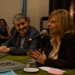 Víctor Hugo Morales presentó su libro junto a Florencia Saintout (Foto: Alejandro Pellegrino)