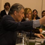Víctor Hugo Morales presentó su libro junto a Florencia Saintout (Foto: Alejandro Pellegrino)