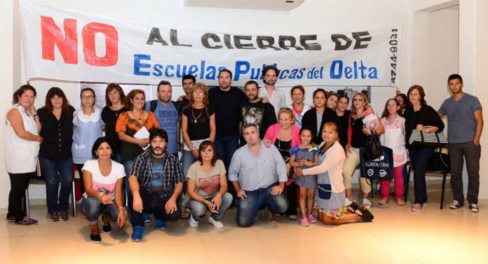 no al cierre de escuelas
