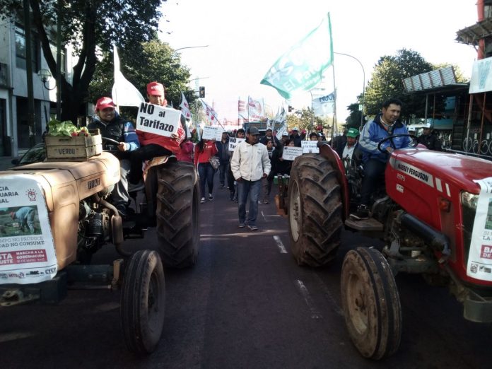 movilización productores agropecuarios